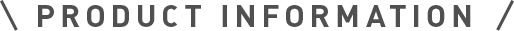 PRODUCT INFORMATION